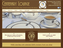 Tablet Screenshot of centenarylounge.com